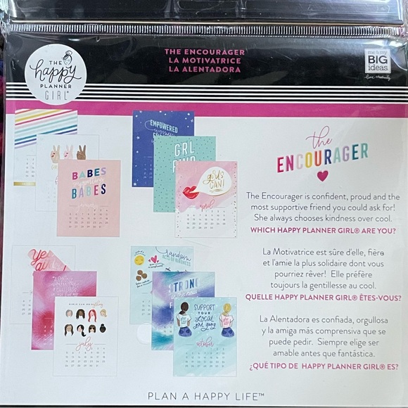 The Happy Planner 2020 The Encourager Desk Calendar - Picture 2 of 2
